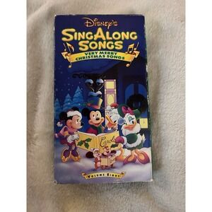 Disneys Sing Along Songs - Very Merry‎ Christmas Songs (VHS, 1997)